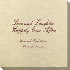 Love and Laughter Bamboo Luxe Napkins