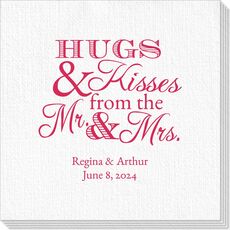 Hugs and Kisses Deville Napkins