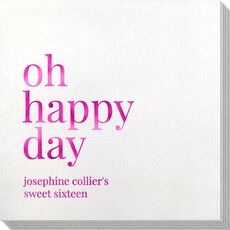 Oh Happy Day Bamboo Luxe Napkins