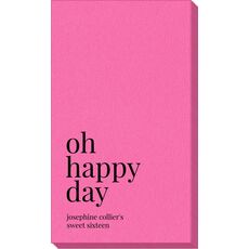 Oh Happy Day Linen Like Guest Towels