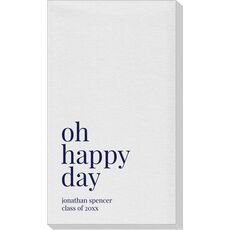 Oh Happy Day Linen Like Guest Towels