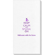 Keep Calm and Spook On Deville Guest Towels