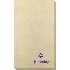 Little Star of David Bamboo Luxe Guest Towels