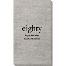 Big Number Eighty Bamboo Luxe Guest Towels