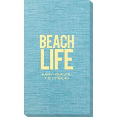 Beach Life Bamboo Luxe Guest Towels