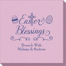 Easter Blessings Linen Like Napkins