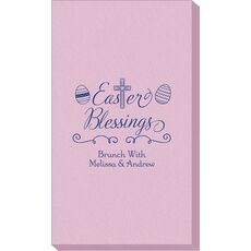 Easter Blessings Linen Like Guest Towels