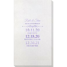Our Love Story Bamboo Luxe Guest Towels