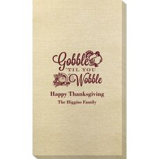 Gobble Til You Wobble Bamboo Luxe Guest Towels