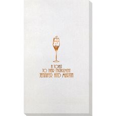 Bubbly Champagne Bamboo Luxe Guest Towels