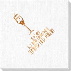 Bubbly Champagne Deville Napkins