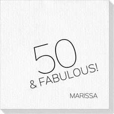 50 & Fabulous Deville Napkins