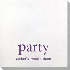 Big Word Party Bamboo Luxe Napkins