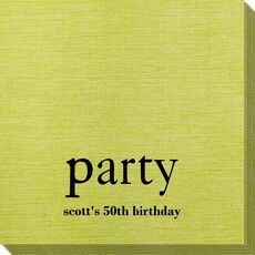 Big Word Party Bamboo Luxe Napkins
