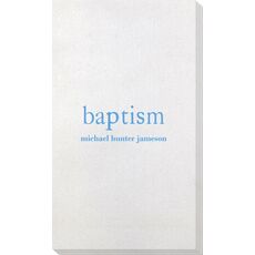 Big Word Baptism Bamboo Luxe Guest Towels