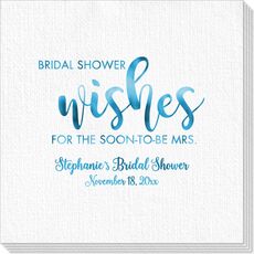 Bridal Shower Wishes Deville Napkins