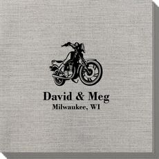 Motorcycle Bamboo Luxe Napkins