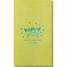 Surprise Party Confetti Dot Bamboo Luxe Guest Towels