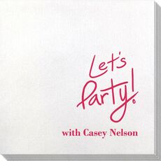 Fun Let's Party Bamboo Luxe Napkins