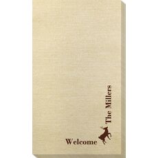 Corner Text with Deer Park Design Bamboo Luxe Guest Towels