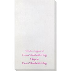 Whatever Happens Party Bamboo Luxe Guest Towels