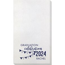 Celebration Pennants Graduation Bamboo Luxe Guest Towels