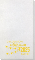 Celebration Pennants Graduation Bamboo Luxe Guest Towels