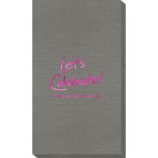 Fun Let's Celebrate Bamboo Luxe Guest Towels