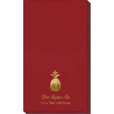 Hawaiian Pineapple Linen Like Guest Towels
