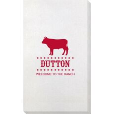 BBQ Cow Bamboo Luxe Guest Towels