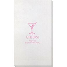 Martini Party Bamboo Luxe Guest Towels