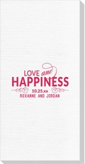 Love and Happiness Scroll Deville Guest Towels