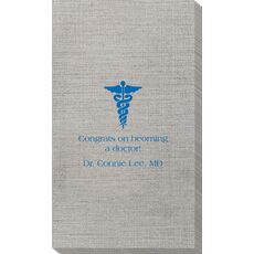 Medical Symbol Bamboo Luxe Guest Towels
