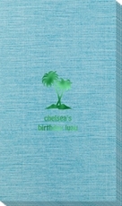 Palm Trees Bamboo Luxe Guest Towels