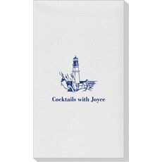 Nautical Lighthouse Linen Like Guest Towels