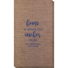 Home is Where the Anchor Drops Bamboo Luxe Guest Towels