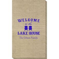 Welcome to the Lake House Bamboo Luxe Guest Towels