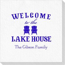 Welcome to the Lake House Deville Napkins