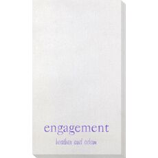 Big Word Engagement Bamboo Luxe Guest Towels