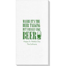 Maybe It's The Beer Talking Deville Guest Towels