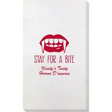 Stay For A Bite Bamboo Luxe Guest Towels