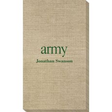 Big Word Army Bamboo Luxe Guest Towels