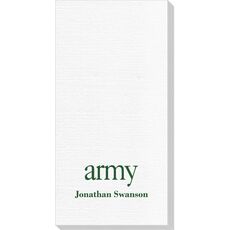 Big Word Army Deville Guest Towels