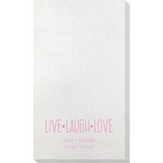 Live Laugh Love Bamboo Luxe Guest Towels