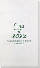 Fun Class of Calligraphy Bamboo Luxe Guest Towels