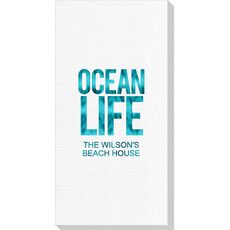 Ocean Life Deville Guest Towels