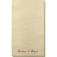 Formal Script Bamboo Luxe Guest Towels