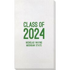 Proud Class of Graduation Bamboo Luxe Guest Towels