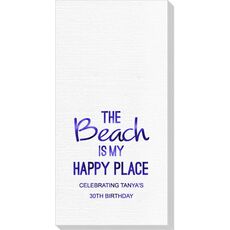 The Beach is My Happy Place Deville Guest Towels