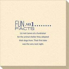 Just the Fun Facts Linen Like Napkins